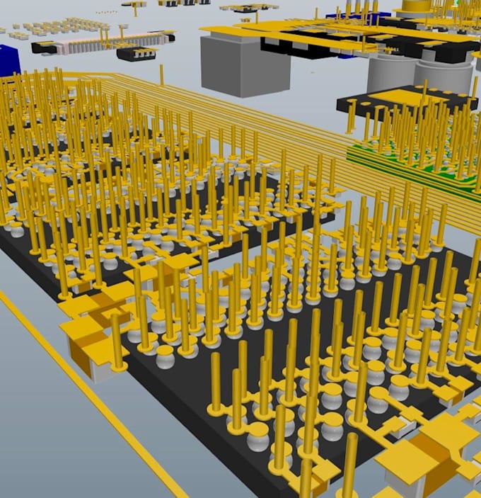 Gig Preview - Do pcb layout, pcb gerber, pcb bom, pcb design, pcb  curcit pcb schematic