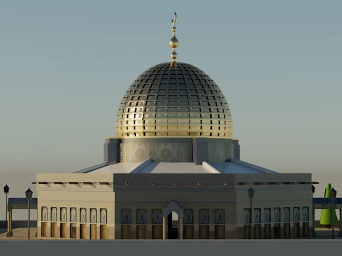 Gig Preview - Make exterior and interior, mosque planning, 3d rendering and modelling