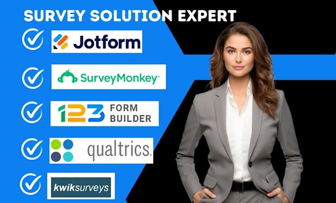 Gig Preview - Design google forms jotform surveymonkey qualtrics questionpro inquisite wufoo