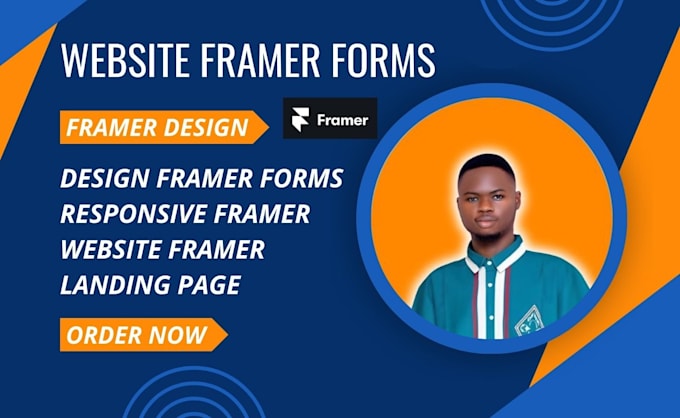 Gig Preview - Design framer forms responsive framer website framer landing page