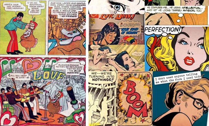 Gig Preview - Draw retro comic book illustration vintage comic poster, graphic novel, pop art