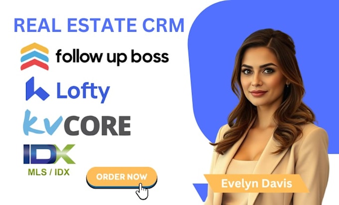 Gig Preview - Setup a real estate lofty crm, kvcore, idx mls, follow up boss website