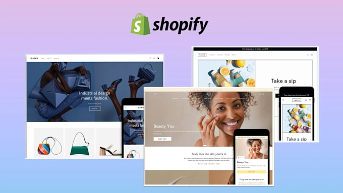 Gig Preview - Develop, design and kickstart your ecommerce shopify website