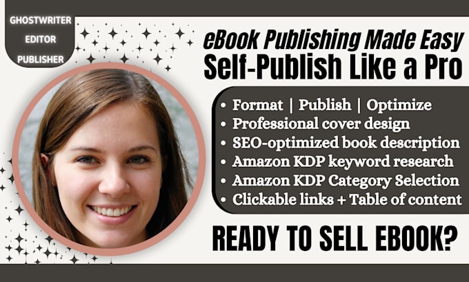 Gig Preview - Publish ebook on amazon KDP, createspace formatting, interior and layout design