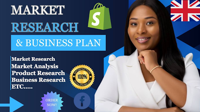 Gig Preview - Do market research market analysis product research pitch deck for your business