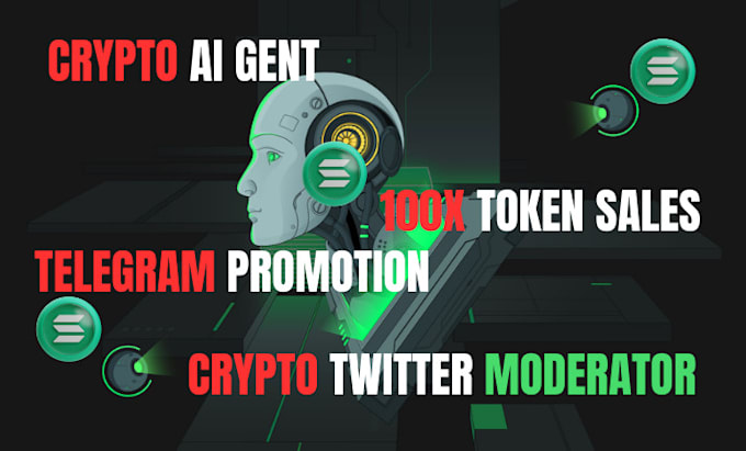 Gig Preview - Twitter moderator, xrpl, create crypto ai agent to 100x sales telegram promotion