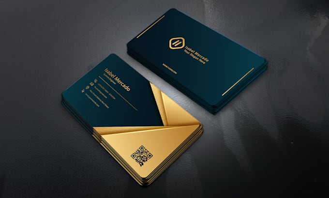 Gig Preview - Premium business card and logo design to elevate your brand