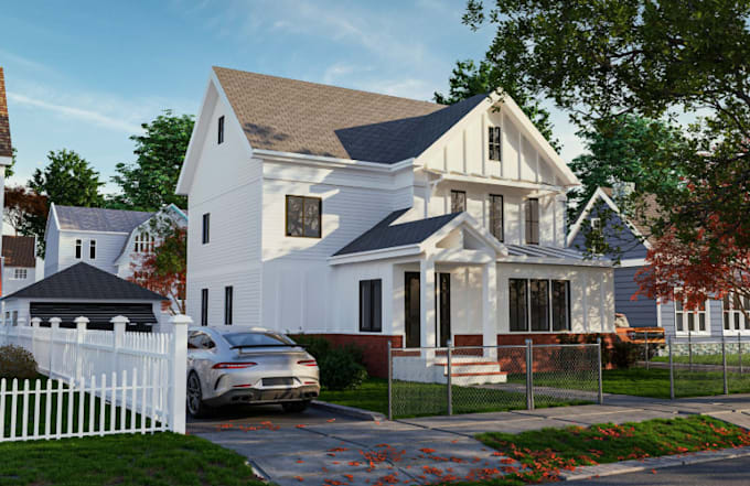 Gig Preview - Create 3d house models and renders for real estate marketing