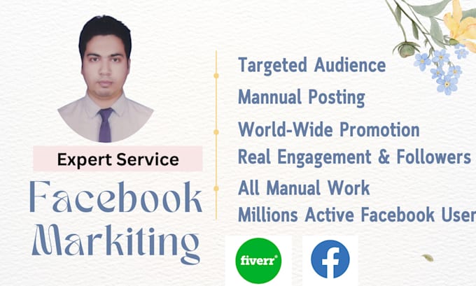 Gig Preview - Do professional facebook marketing for USA business