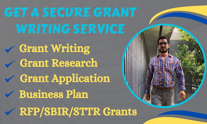 Gig Preview - Grant writing grant research grant proposal writing rtp, business plan, startups