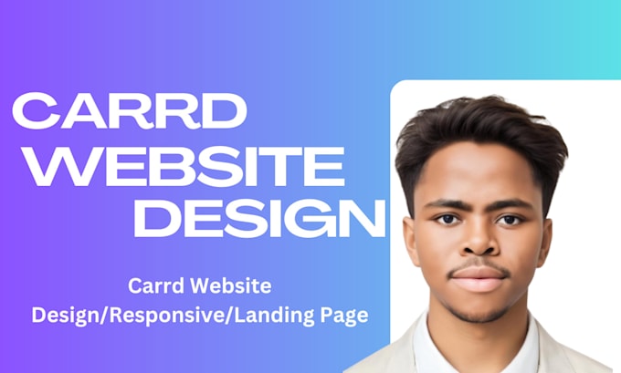 Gig Preview - Design, build and create a minimalistic carrd website, carrd landing page