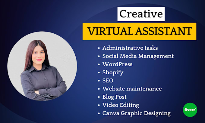 Gig Preview - Be your creative virtual assistant