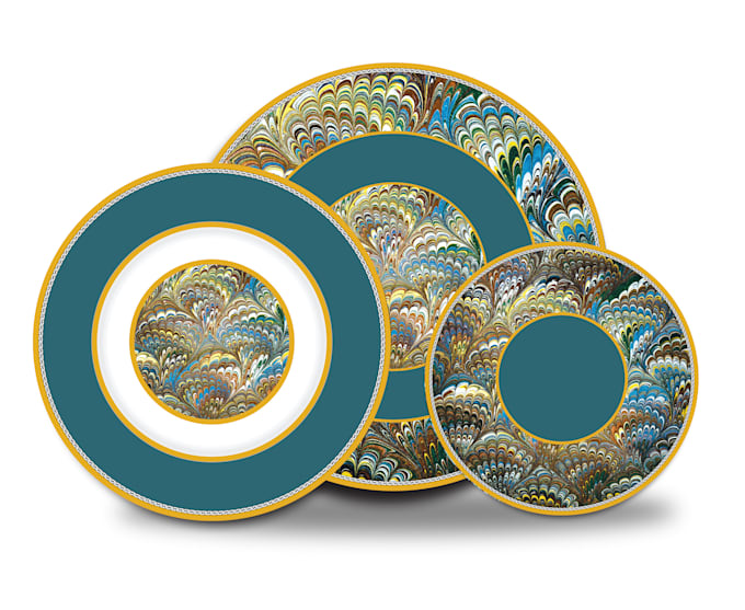 Gig Preview - Do decals design dinner plate set ceramic