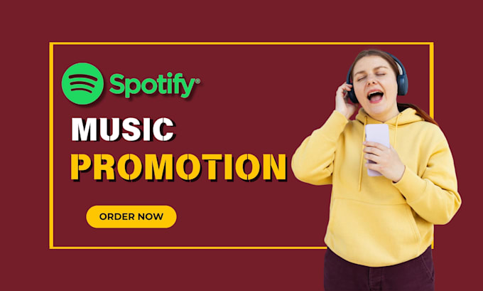 Gig Preview - Do spotify album promotion, spotify music track promotion