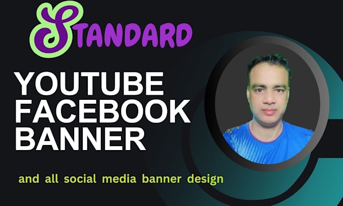 Gig Preview - Design youtube banner, social media cover, and logo