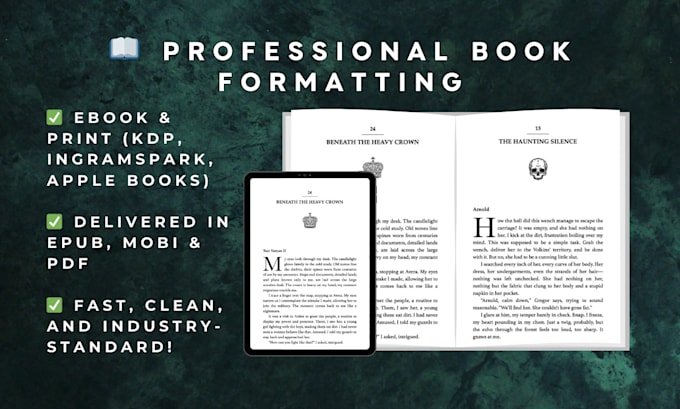 Gig Preview - Format your book using vellum