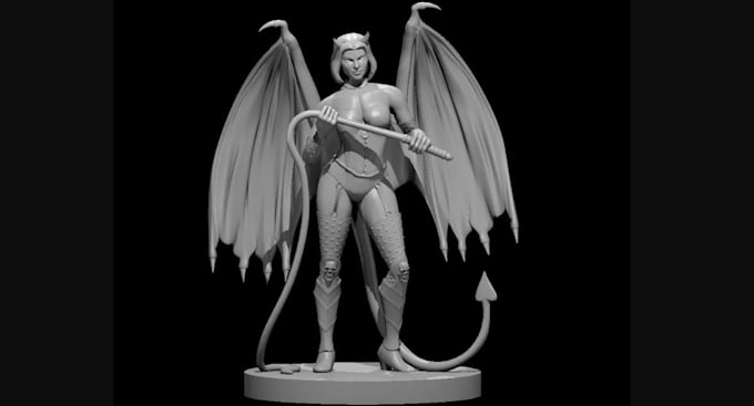 Gig Preview - Create 3d nsfw toy print,sfw zbrush 3d sculptor,female bust stl figurines,minis