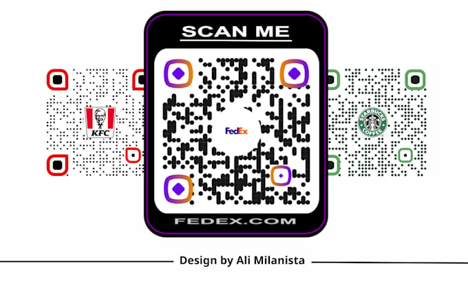 Gig Preview - Create a professional design qr code with your logo