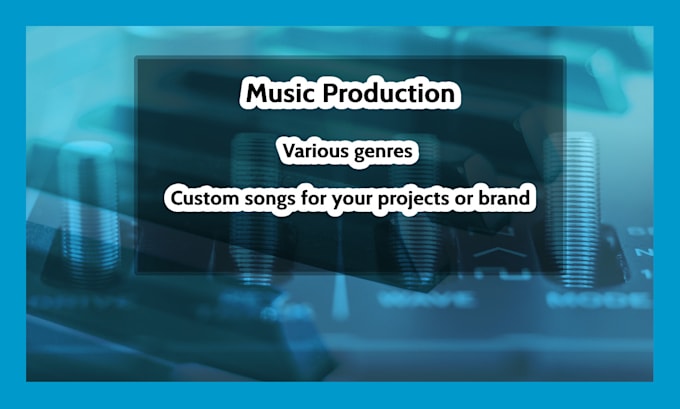 Bestseller - create custom tracks for your projects or brand