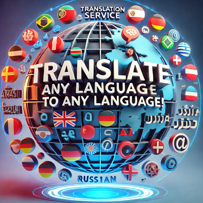 Gig Preview - Translate any language to any language accurately