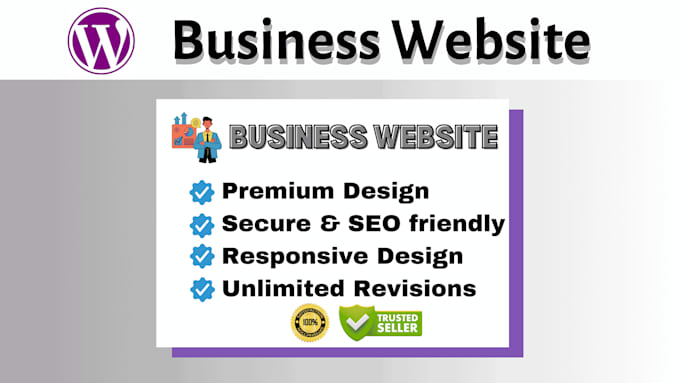 Gig Preview - Build startup friendly business website with sales optimize mobile responsive