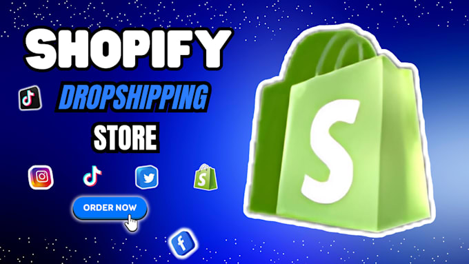 Gig Preview - Setup 7figure shopify dropshipping store,redesign shopify store, shopify website