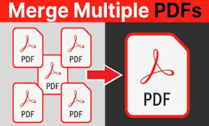 Gig Preview - Combine, split, or merge PDF files into a single document professionally