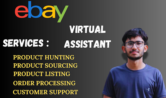 Gig Preview - Be your professional ebay virtual assistant or store manager