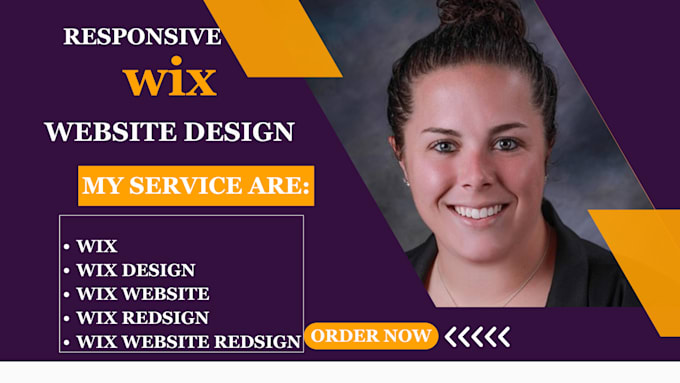 Gig Preview - Do wix design, redesign wix, business website, create wix website