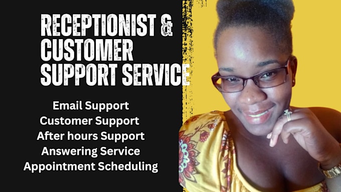 Bestseller - provide a plus customer service support as your receptionist