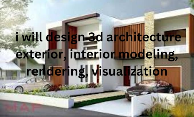 Gig Preview - Design 3d architecture exterior, interior modeling, rendering, visualization