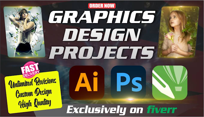 Gig Preview - Provide creative professional graphic design services logo, flyers,  business