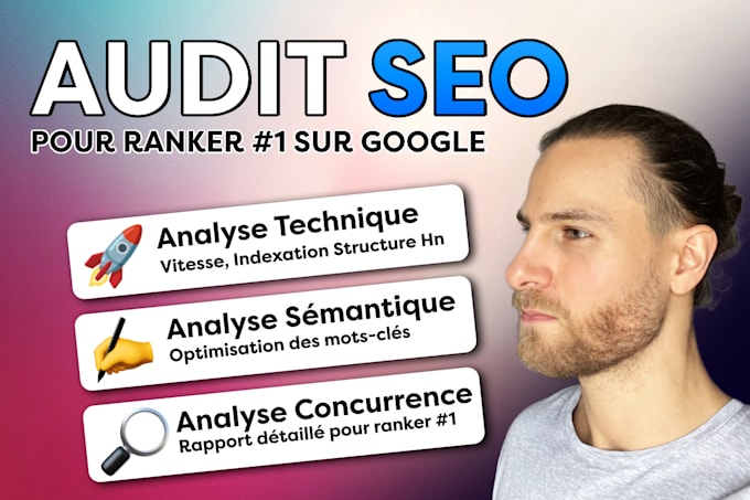 Gig Preview - Carry out an SEO audit with an optimal action plan