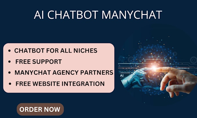 Gig Preview - Create ai chatbot for your business using chatgpt and manychat