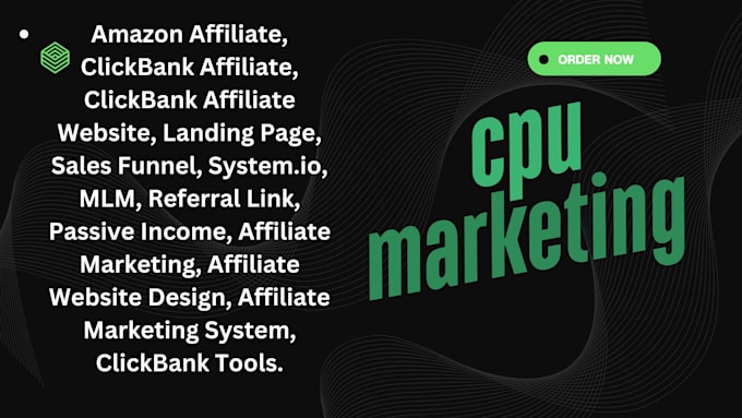 Bestseller - provide affiliate clickbank promote cpu website landing page lead generation