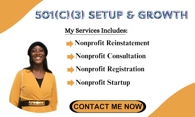 Gig Preview - Register 501c3 nonprofit reinstate do strategic consultant for nonprofit startup