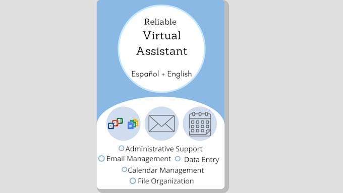 Gig Preview - Be your reliable virtual assistant for data entry, scheduling, and admin tasks