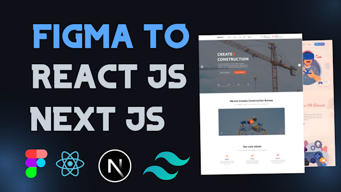 Gig Preview - Convert figma to HTML, tailwind css, figma to react, figma to next js