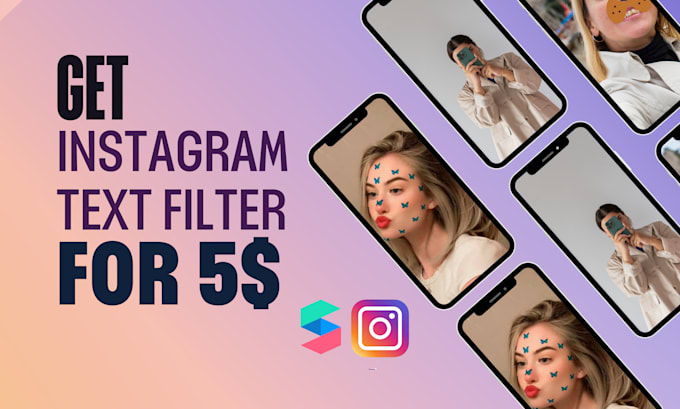 Gig Preview - Design a instagram text filter in 24h