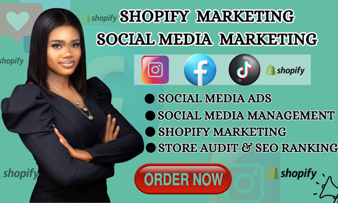 Gig Preview - Boost shopify sales, shopify ecommerce marketing and social media marketing