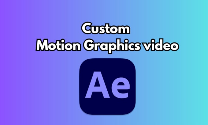 Gig Preview - Create professional a motion graphics video for you