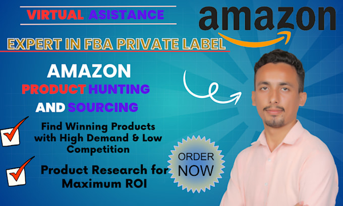 Gig Preview - Do amazon product hunting, sourcing, market research, fba virtual assistance pl