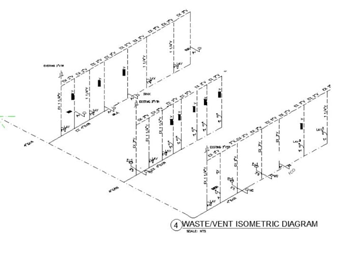 Gig Preview - Do plumbing drawing, mep, hvac, electrical architecture in commercial warehouse