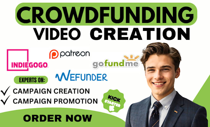 Bestseller - create high quality crowdfunding video for gofundme kickstarter indiegogo