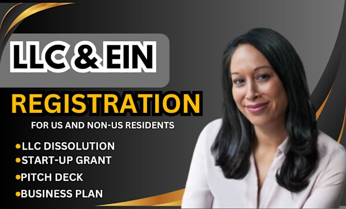 Gig Preview - Get ein, itin, llc amendment form, and register llc for US and non US residents