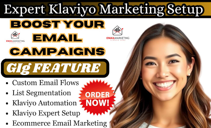 Gig Preview - Expert klaviyo marketing setup to boost your email campaigns