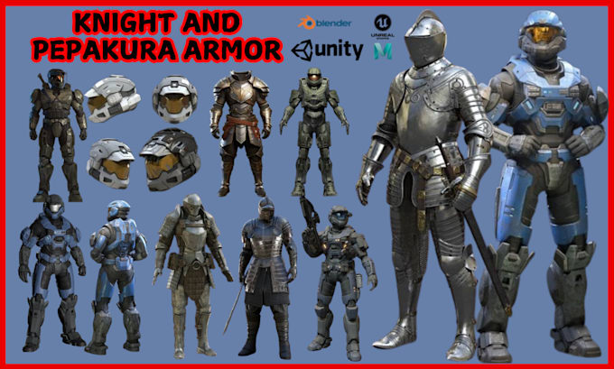 Gig Preview - Sculpt your 3d helmet model, armor model, props for printing