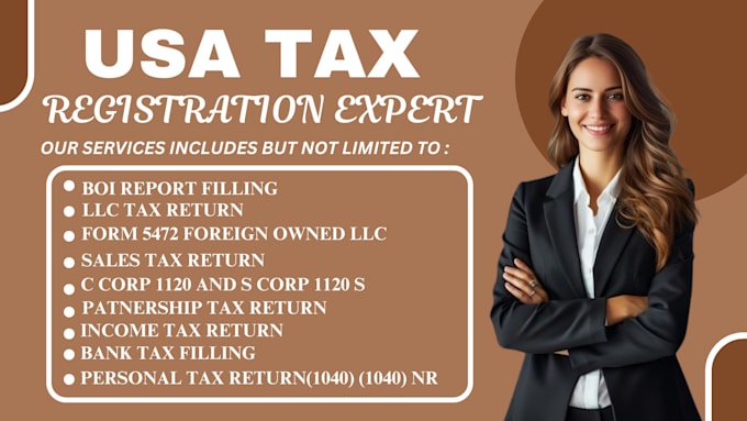 Gig Preview - Prepare and e file US tax returns for individual and business 1040, 1120