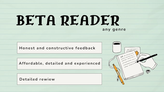 Bestseller - beta read any genre and provide an honest review