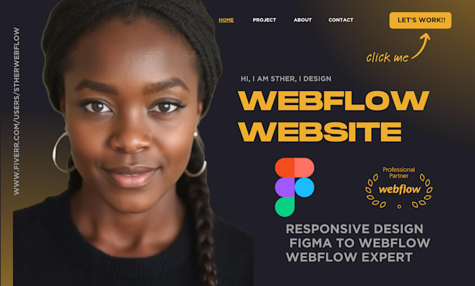 Gig Preview - Design webflow website figma to webflow expert webflow landing page redesign